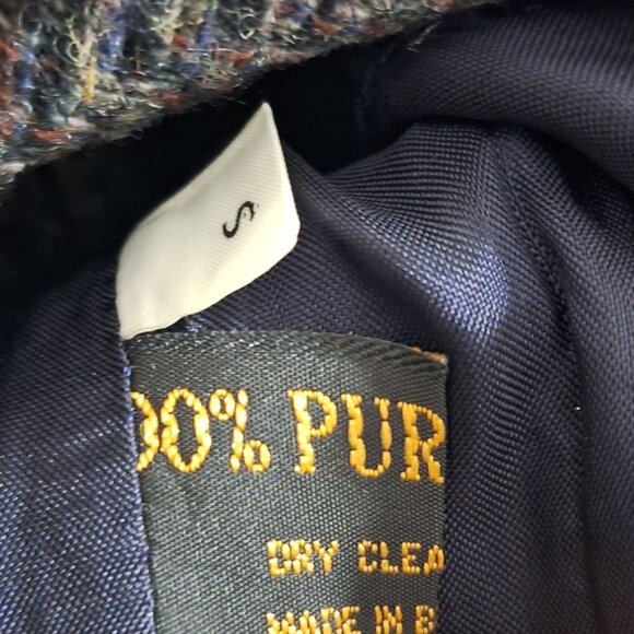 Vintage Giorgio Sant'Angelo Christmas Snowman Tree Wool Zip Vest Small - Picture 4 of 8